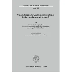 Unternehmerische Qualifikationsstrategien im internationalen Wettbewerb., Fachbücher