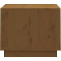 vidaXL, Couchtisch + Beistelltisch, Couchtisch Honigbraun 120x50x40,5cm Massivholz Kiefer Beistelltisch (120 x 50 x 40.50 cm)