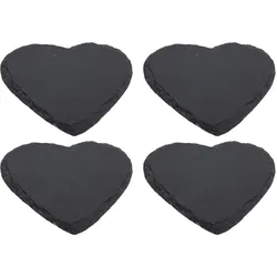 Untersetzer-Set HERZ (LBH 10x10x2 cm) - LBH 10x10x2 cm