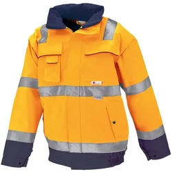 Fortis,  Warnjacke Arthur orange marine Gr. S (S)