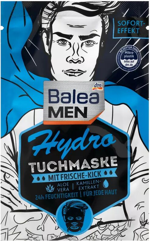 Balea - Tuchmaske Hydro MEN, 1 Stück
