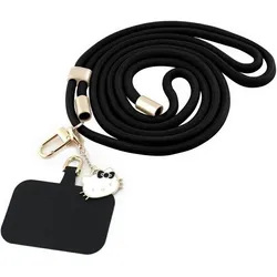 Hello Kitty Crossbody Strap Cord Head Charm - black, Weiteres Smartphone Zubehör, Pink, Schwarz