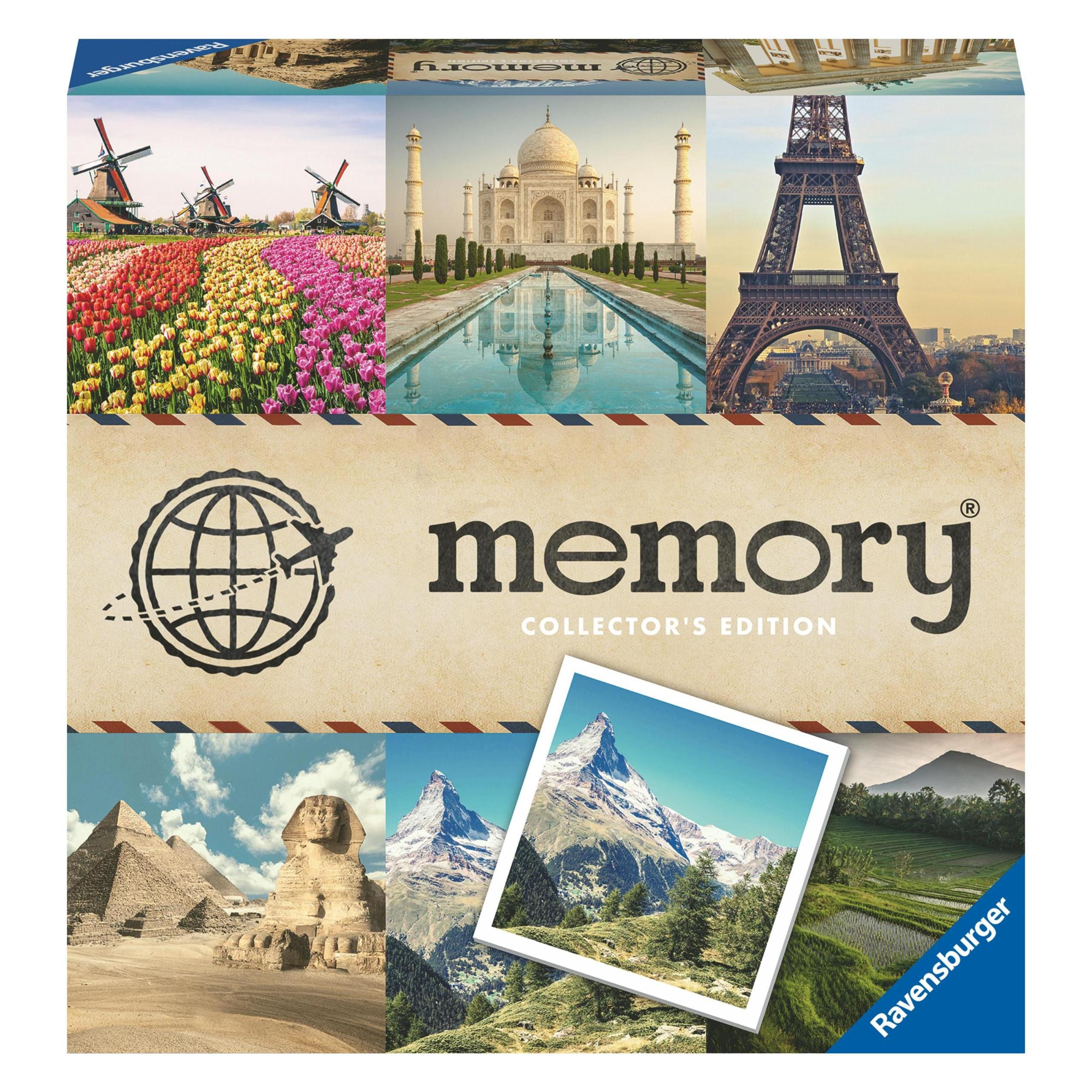 Ravensburger Collectors' memory Travel (Deutsch, Englisch, Französisch, Italienisch, Japanisch, Niederländisch, Portugiesisch, Spanisch, 2 - 8 Spieler) (27379)