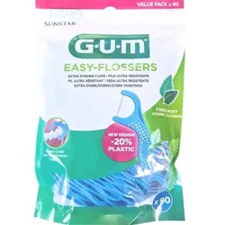GUM EASY-FLOSSERS Zahnseide inkl.Halter 90 St