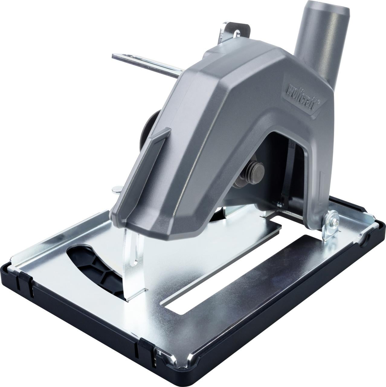 Wolfcraft afzuigkap met geleidingsrail voor haakslijpmachines