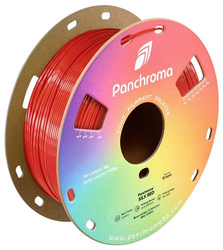 Polymaker CA03015 Panchroma Silk Filament PLA Seidig glänzend 1.75mm 1000g Rot 1St.