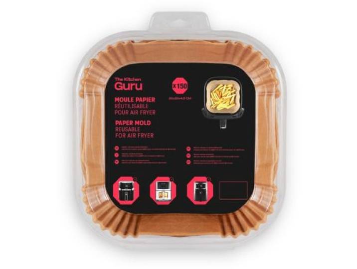 The Kitchen Guru - Moule Papier Cuisson Air Fryer X150