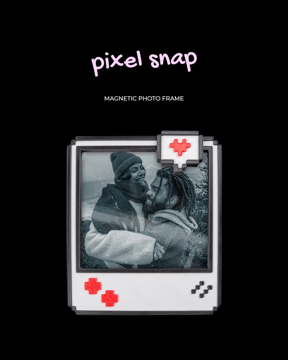 Pixel Snap Set van 5 magnetische fotolijstjes