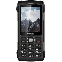 Evolveo StrongPhone H1, 2,8" vodotěsný odolný/2xSIM/2px/micro SDHC/5000mAh/černá-stříbrná (2.80", 2 Mpx), Tastenhandy, Schwarz, Silber