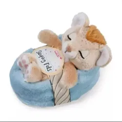 Nici: Schlafender Löwe Plüschtier im Korb – 12 cm