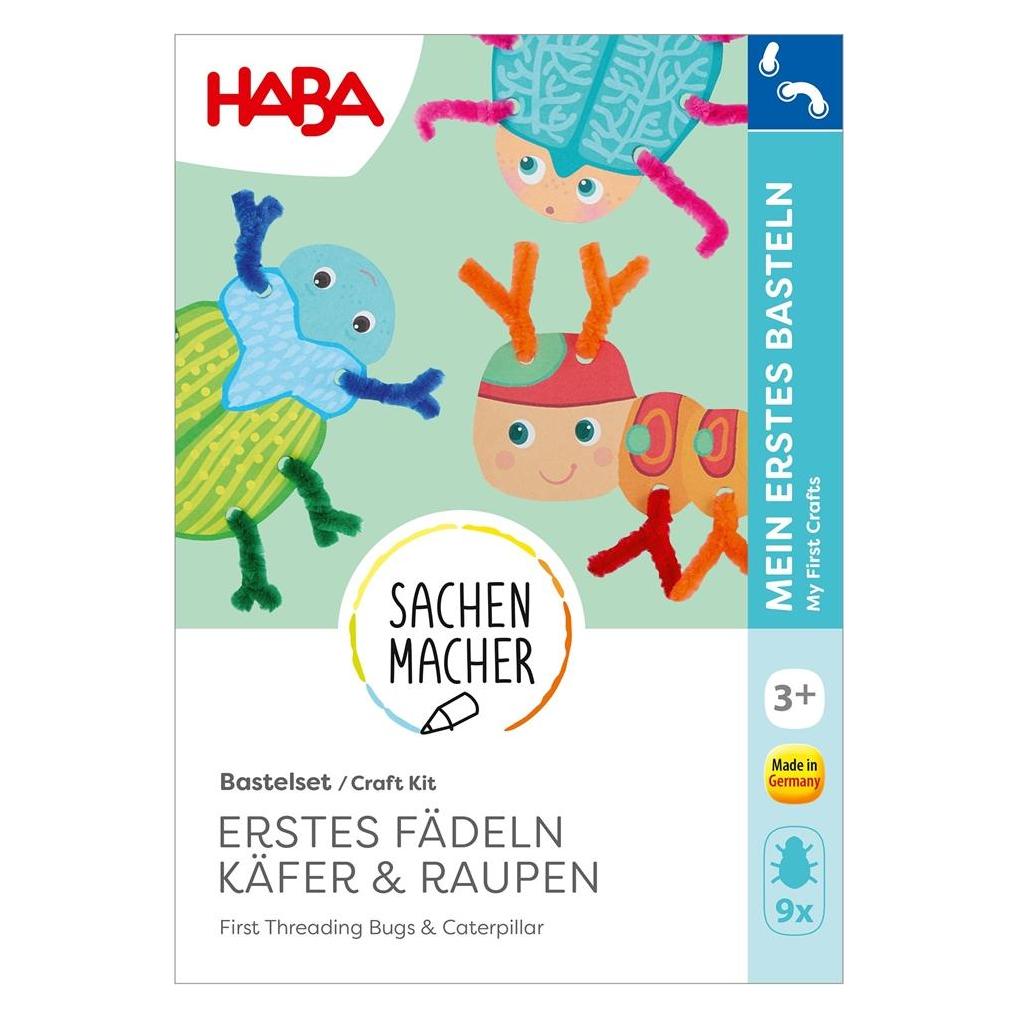 Haba Bastelset - Erstes Fädeln Käfer & Raupen (2012679)