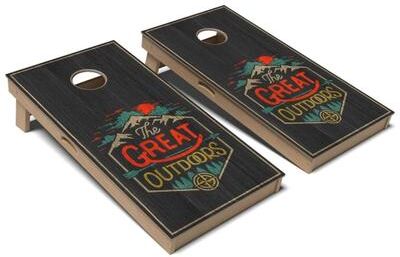 Skip's Garage Great Outdoors Cornhole Board Set