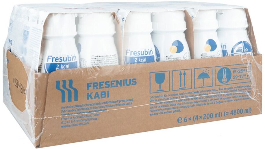 Fresubin 2 kcal Drink Aprikose Pfirsich Trinkflasche