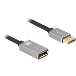 DELOCK 81080 - DisplayPort Verlängerungskabel 8K 60 Hz, ohne Einrastfunktion