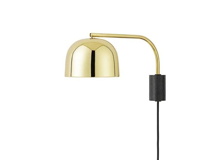 Normann Copenhagen Applique Grant brass, petit - acier, granit