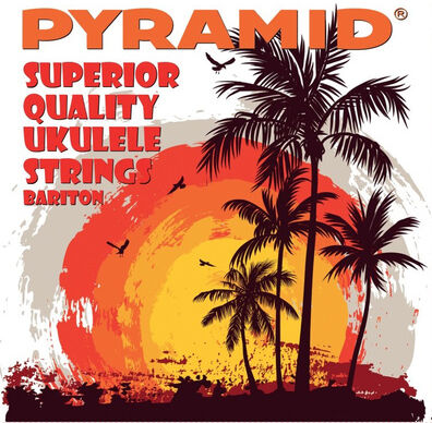 Pyramid Baritone Ukulele Set Low G