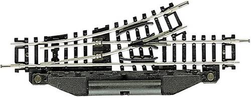 Fleischmann 22253 N Gleis (ohne Bettung) Weiche, links 104.2mm 24° 194.6mm 1St.