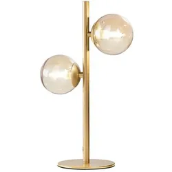 Luce Ambiente Design Tischleuchte Honey Glas Gold