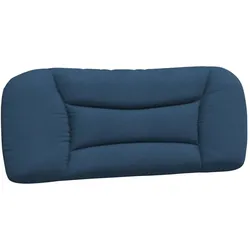 vidaXL Kopfteil-Kissen "Hvar" Blau 100 cm Stoff