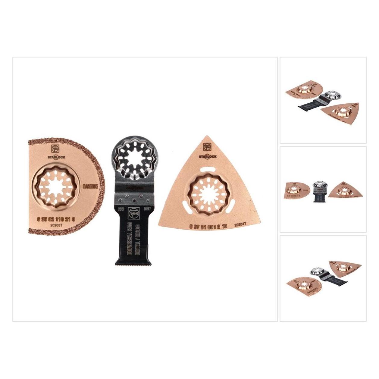 Fein Zubehörset Combo Starlock, 3-teilig (35222967070)