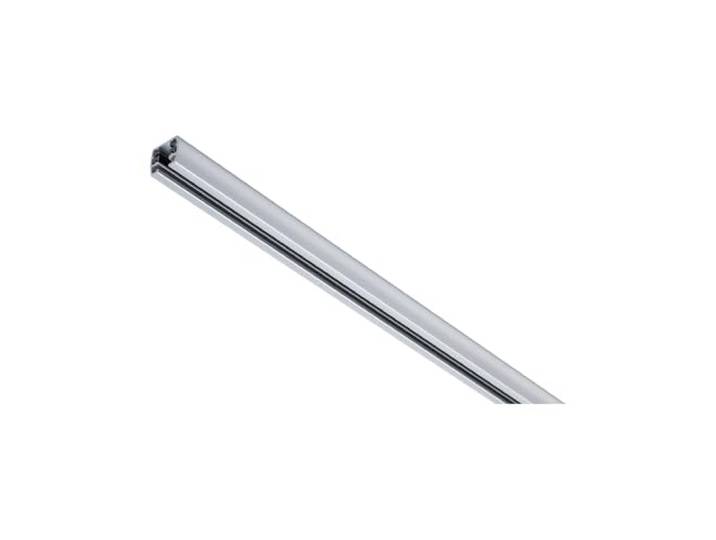 Paulmann URail Schiene 2m Chrom matt 230V Zubehör für individuelles URail Schienensystem, einfache Deckenmontage