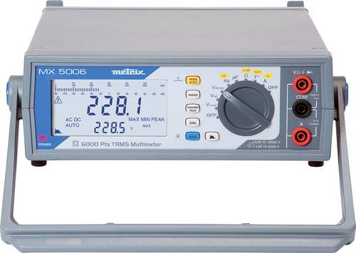 Metrix MX 5006 Tisch-Multimeter digital, analog CAT III 1000V Anzeige (Counts): 6000