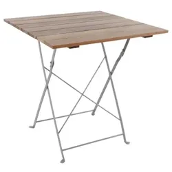 Lex Gartentisch Biergartentisch Balkon Gartenmöbel Akazienholz klappbar 70x70 cm