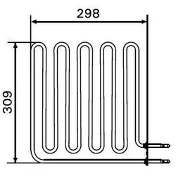 Harvia Heizelemente - SPZSB-228 (2,67 kW) (Alte Art.ZSB-228)