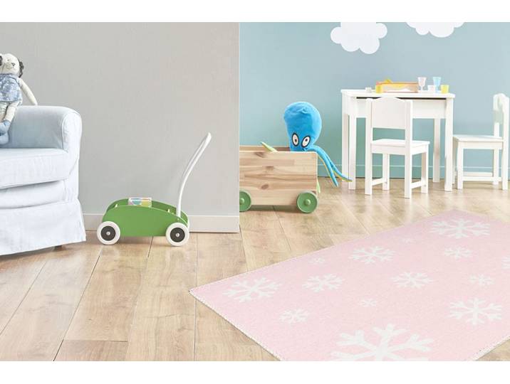 Kinderteppich ARTE ESPINA Bambini 400 , rosa, B:120cm H:5mm L:180cm, Polyester, Teppiche, Kinderteppich, Fantasievoll bedruckter Kinderteppich, angenehme Haptik