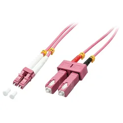 Lindy 46361 InfiniBand/Glasfaserkabel 2 m LC SC Pink