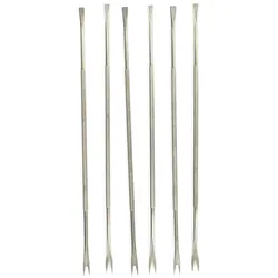 Fackelmann 6er Set Muschelgabeln Edelstahl 18,5 cm