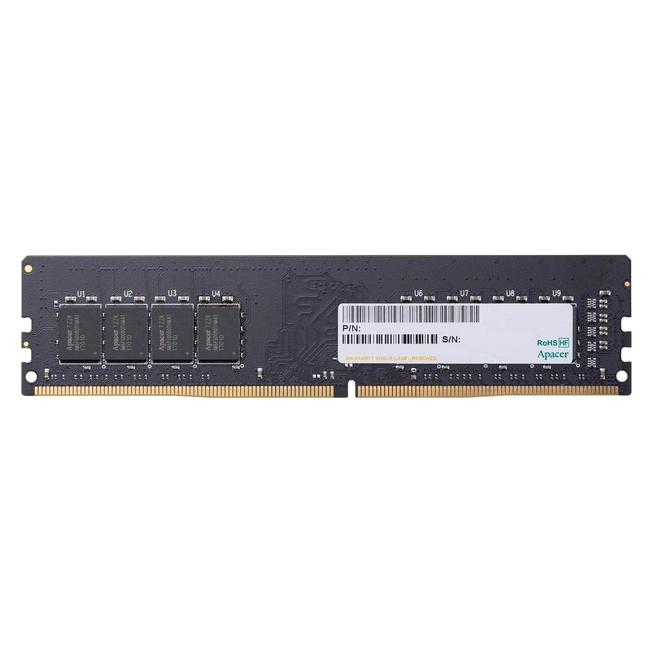 Apacer DDR4 atmintis, 8 GB, 2666 MHz, CL19 (EL.08G2V.GNH) (2666 MHz, DDR4-RAM, DIMM) (AU08GGB26CQYBGH)
