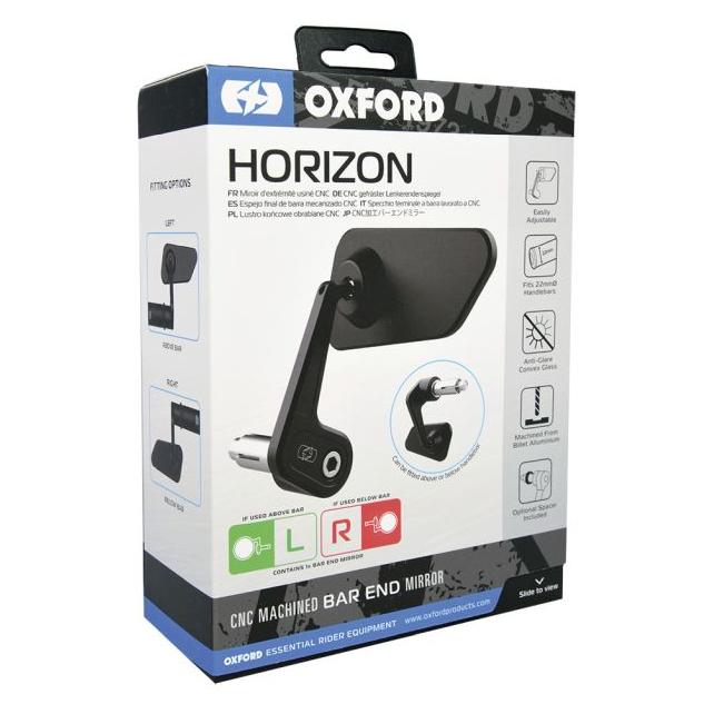 Oxford Horizon Bar End Mirror LEFT (OX537-1)