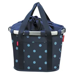 City-Tasche KLICKfix Bikebasket mixed dots blue,35x28x26cm, 5ltr, 800g