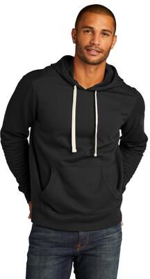 District DT8100 Re-Fleece Hoodie in Black size 2XL   Cotton/Polyester Blend
