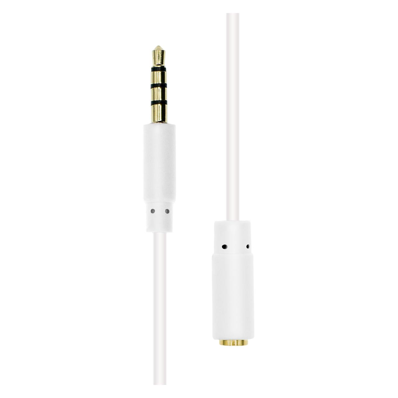ProXtend Mini-Jack 4-Pin Slim Extension Cable White 2M (2 m) (835221)