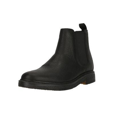 Stiefel CLARKS "Clarkdale Easy", Kinder, Gr. 43, schwarz, Leder, Schuhe Stiefel, mit elastischen Einsätzen an den Seiten