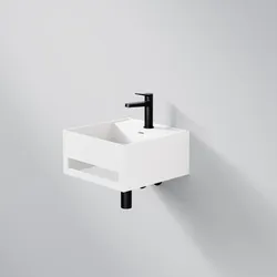 Steinberg Serie 443 Waschtisch Wandwaschtisch aus Mineo Stone, 443 7250 W 443 7250 W