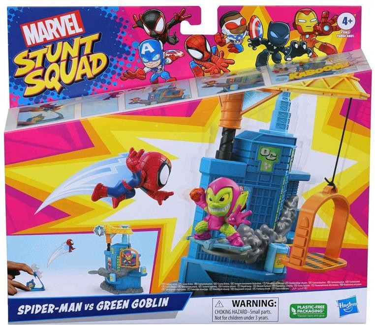 Hasbro Marvel Stunt Squad Kraan-smash Actie/Avontuur speelgoed voor 4 jaar en ouder in meerdere kleuren