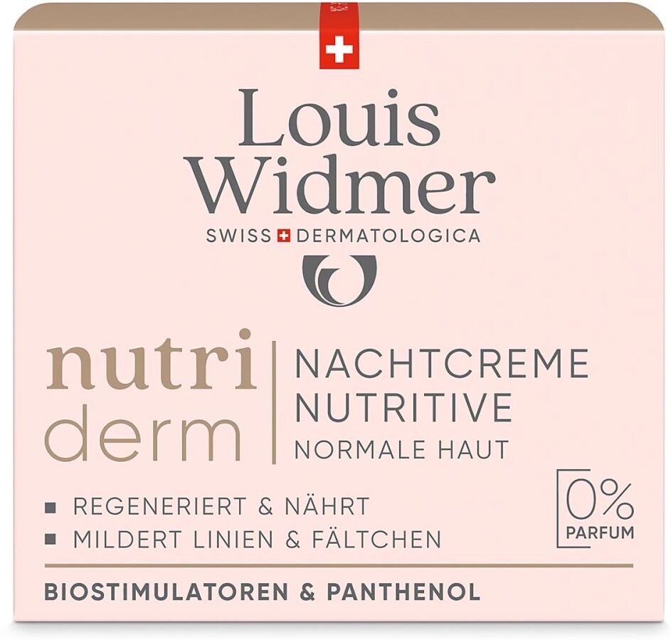 Louis Widmer nutriderm Nachtcreme Nutritive unparfümiert