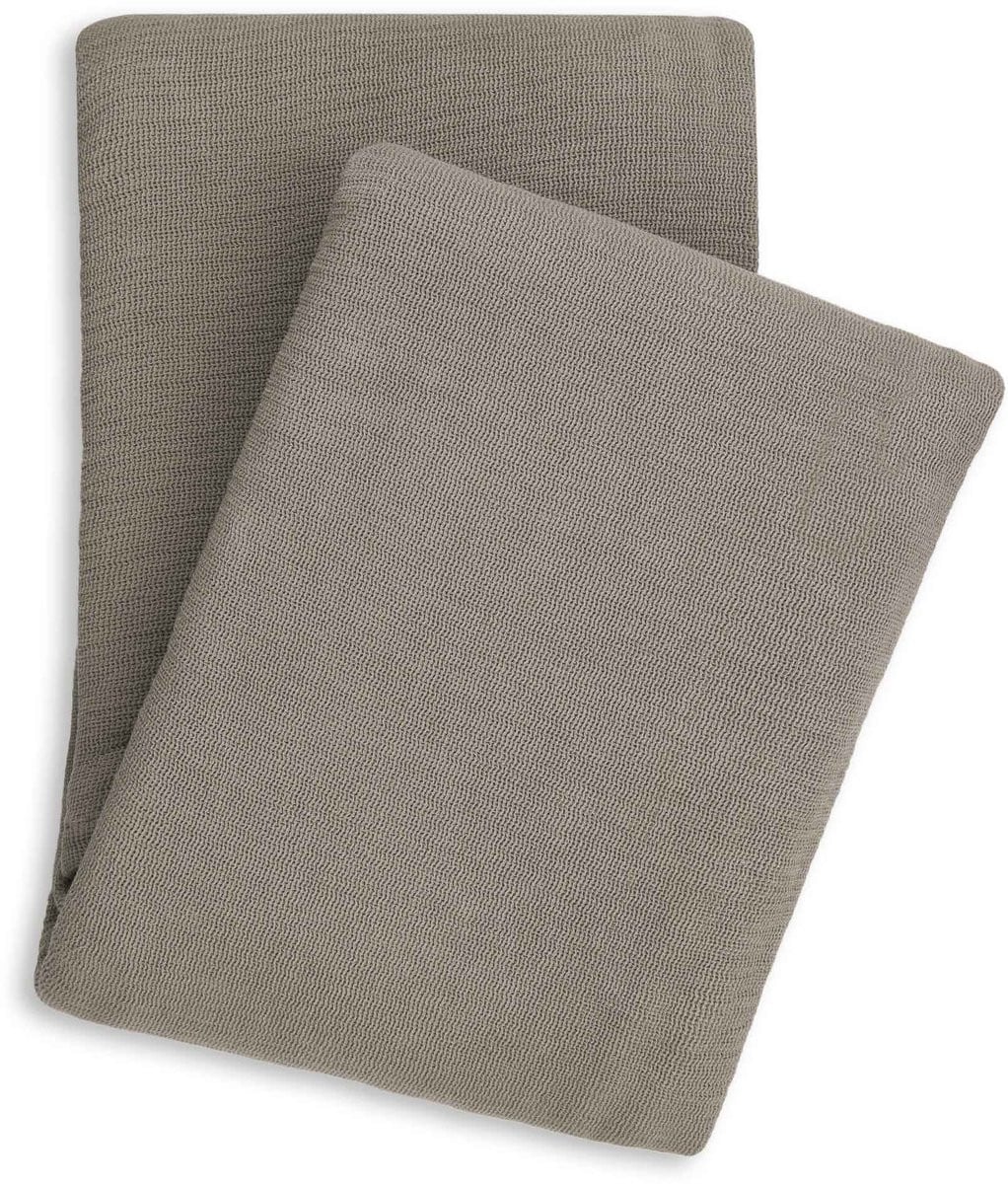 Yellow ICA Sprei - 100% Katoen - Taupe - 180 x 260 cm