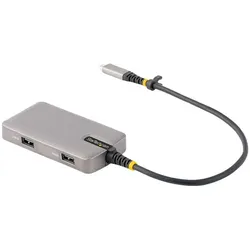 StarTech 104B-USBC (USB-C, 5 Ports), Dockingstation + USB Hub, Schwarz, Silber