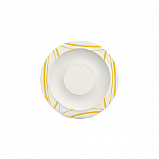 ORNAMIN Untertasse - Schilf - gelb - Ř15cm 305808