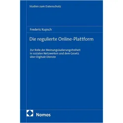 Kupsch:Die regulierte Online-Plattform, Fachbücher von Frederic Kupsch