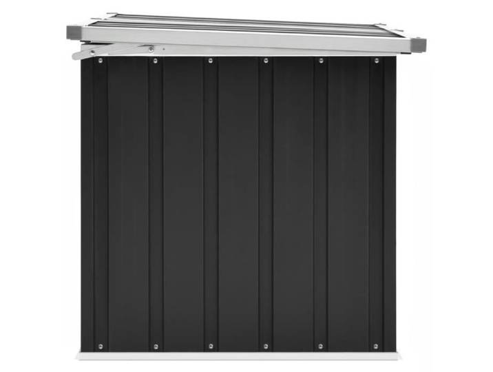 Boîte de rangement - ZERODIS - Anthracite - 109x67x65 cm - Acier galvanisé - Extérieur