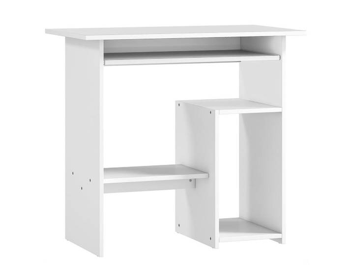 Homcom Computertisch Spanplatte Weiß, 45x75x80 cm, Büromöbel, Schreibtische, Computertische