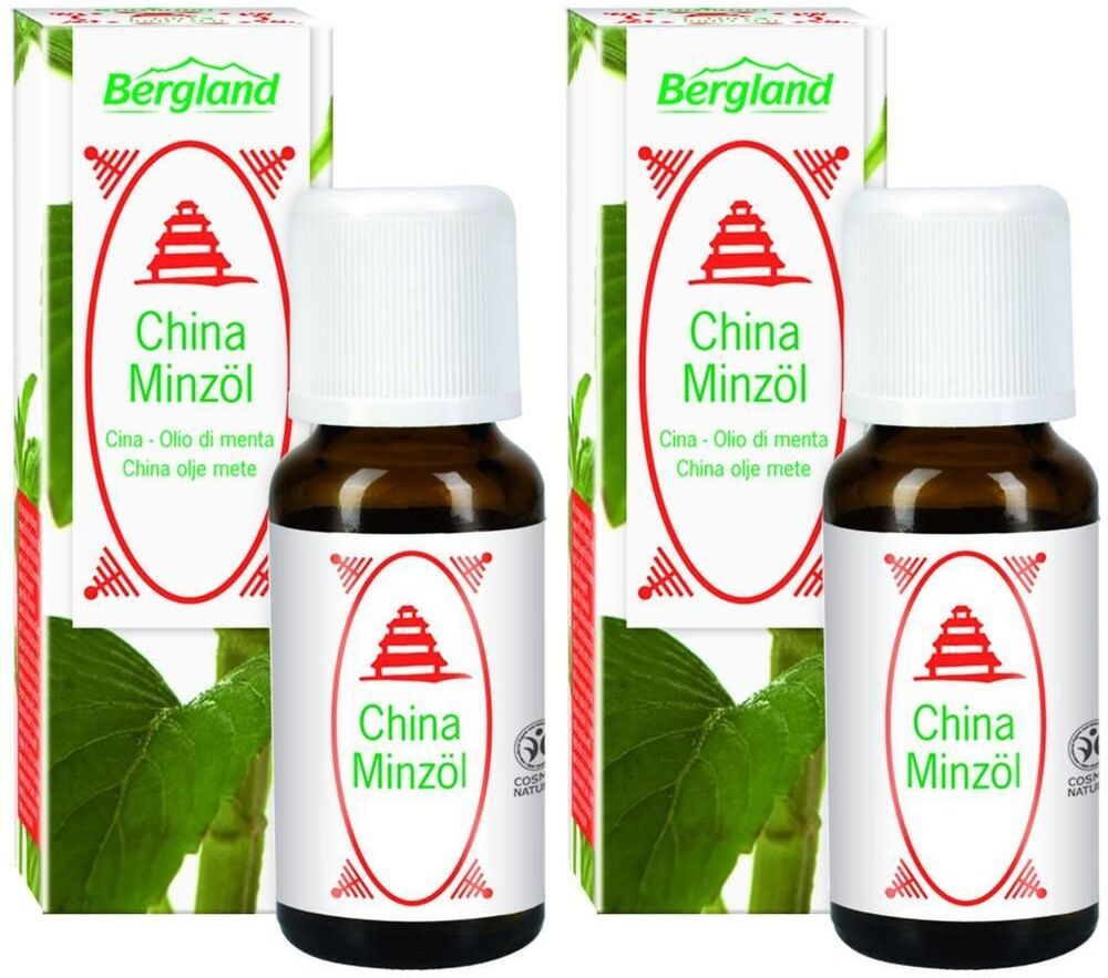 Bergland China Minzöl 2x 2x20 ml Flaschen