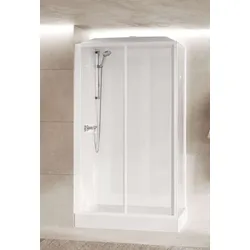Novellini Komplettduschkabine Media Glass 2P mit Dach.. - Duschkabine