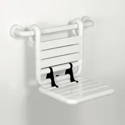 pba 01 Duschsitz, einhäng 380x480x430mm Sitzfläche klappbar, aus Nylon