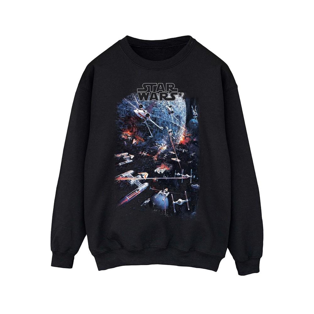 Star Wars Heren Universe Battle Sweatshirt (Zwart)
